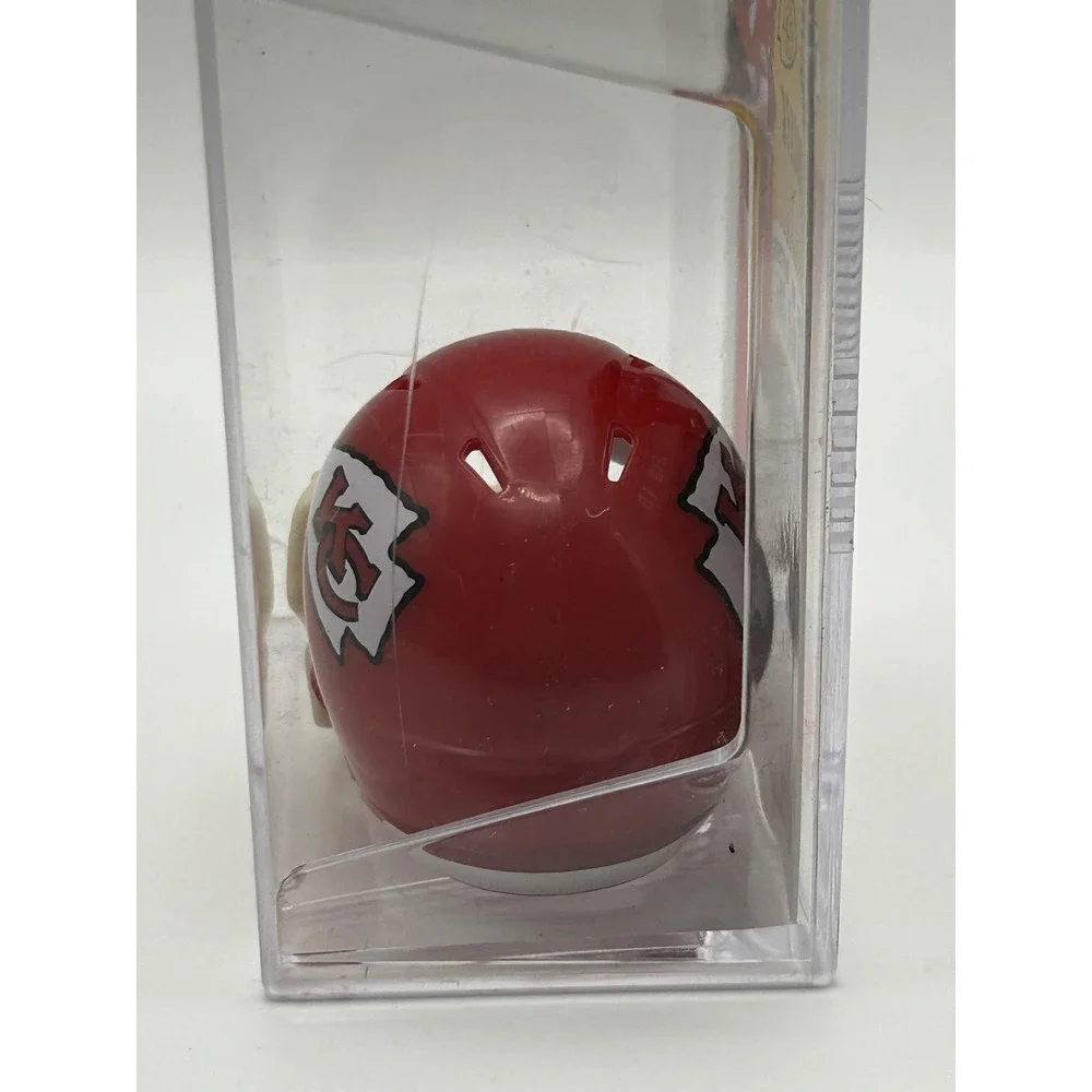 Kansas City Chiefs Mini Helmet‎ Card Display Red NFL Football Tyreek Hill 2018